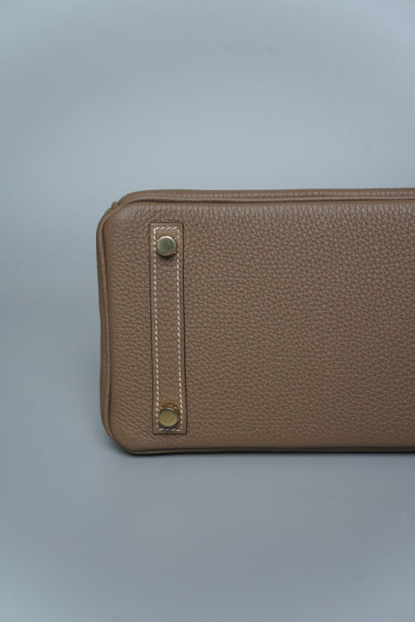 Hermes Birkin 25 in Etoupe Togo Ghw (Brand New)