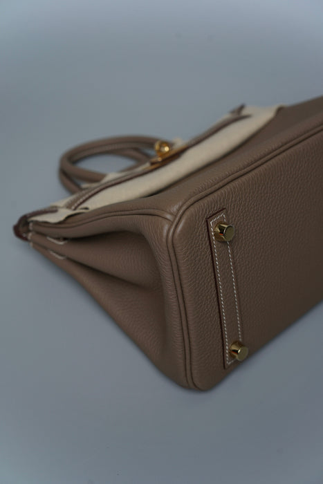 Hermes Birkin 25 in Etoupe Togo Ghw (Brand New)