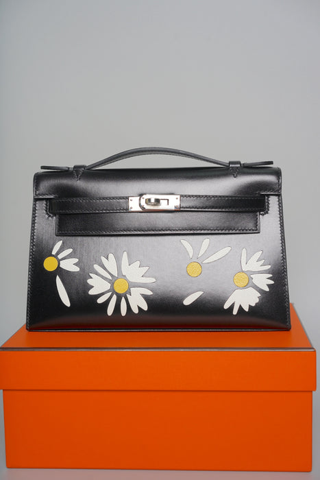 Hermes Kelly Pochette in Daisy Phw (Brand new)
