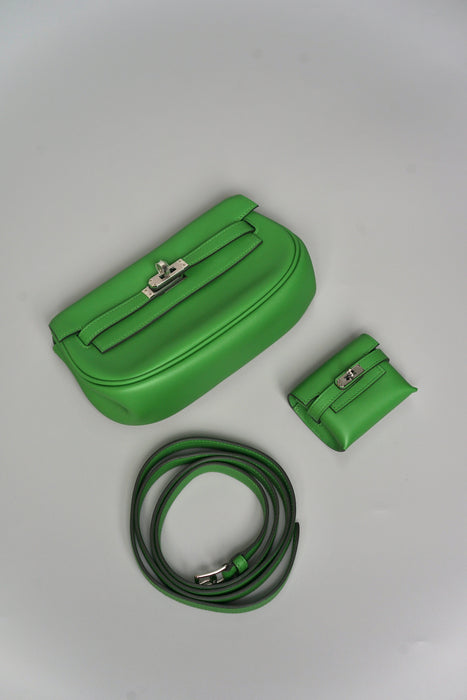 Hermes Kelly Moove Swift in Vert Yucca Phw (Brand New)