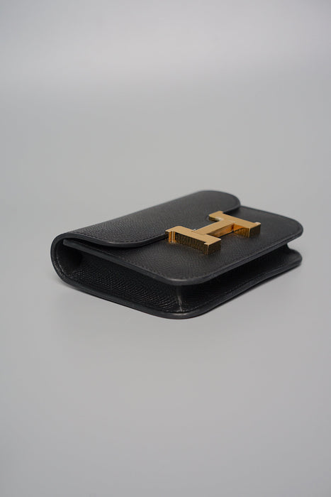 Hermes Constance Slim in Black Ghw (Brand New)