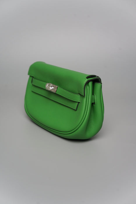 Hermes Kelly Moove Swift in Vert Yucca Phw (Brand New)