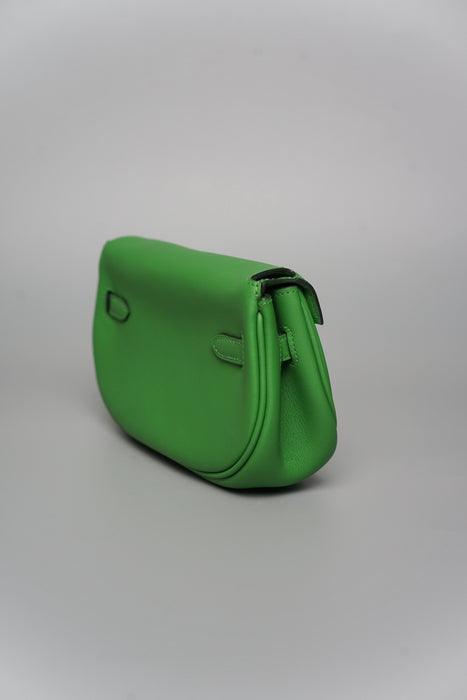 Hermes Kelly Moove Swift in Vert Yucca Phw (Brand New)