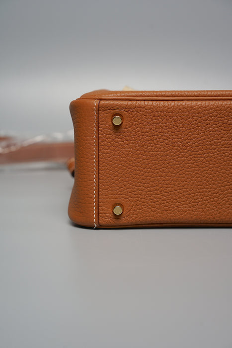 Hermes Mini Lindy in Gold Ghw (Brand New)