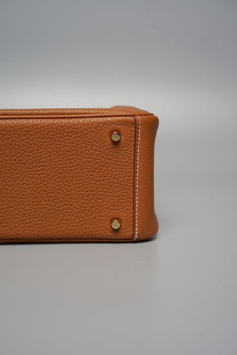 Hermes Mini Lindy in Gold Ghw (Brand New)