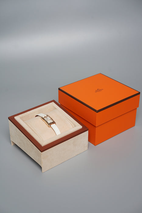 Hermes Nantucket 29MM Matte Croc Watch (Brand New)