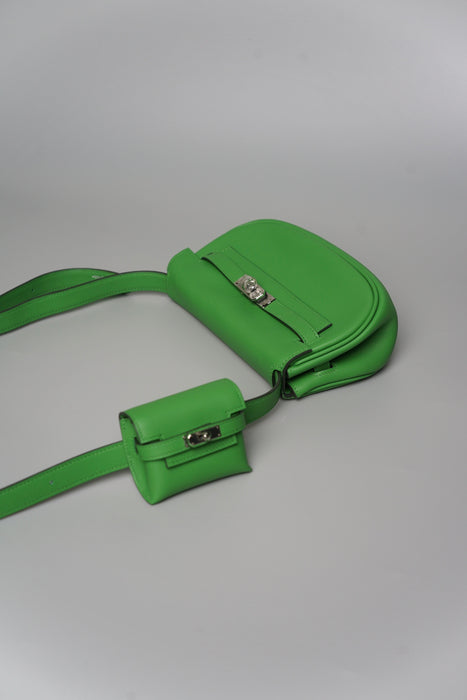 Hermes Kelly Moove Swift in Vert Yucca Phw (Brand New)