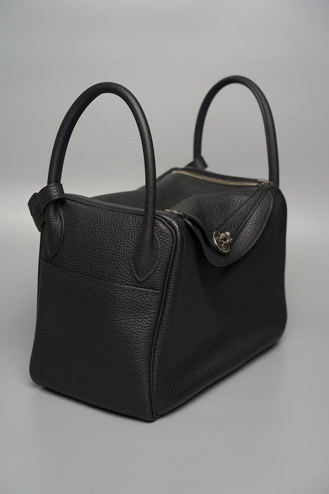 Hermes Lindy 30 in Noir Phw