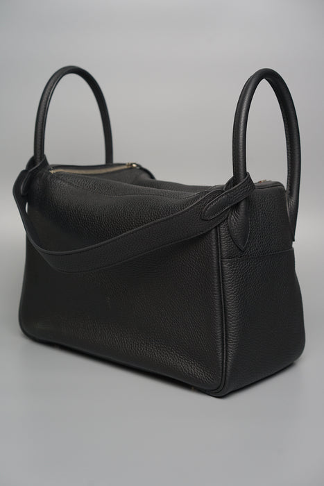 Hermes Lindy 30 in Noir Phw