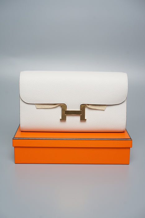 Hermes Constance To Go in Gris Pale Epsom Ghw (Brand New)