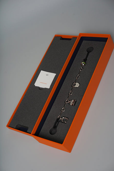 Hermes Bijou de Birkin Charm in Noir Box Calfskin Phw (Brand New)