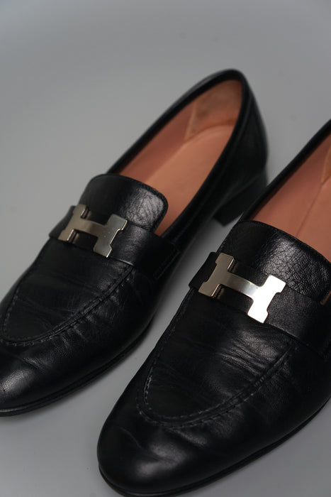Hermes Paris Loafer in Noir Size 39.5