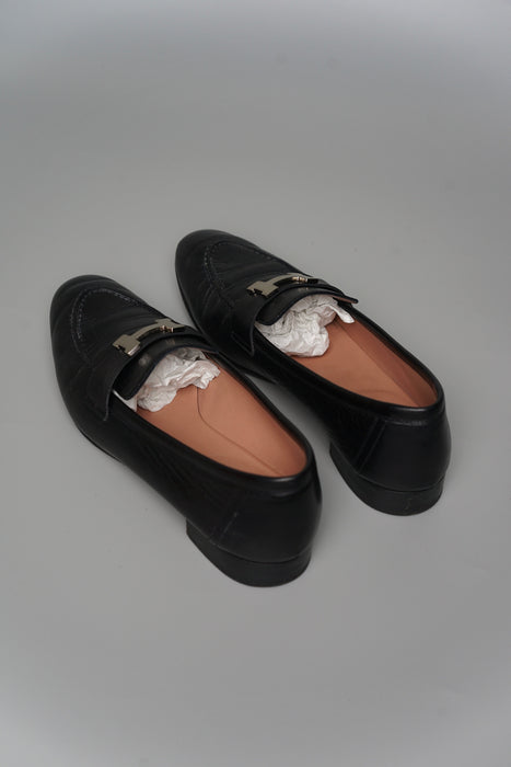 Hermes Paris Loafer in Noir Size 39.5