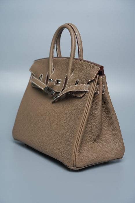 Hermes Birkin 25 in Etoupe Togo Phw (Brand New)