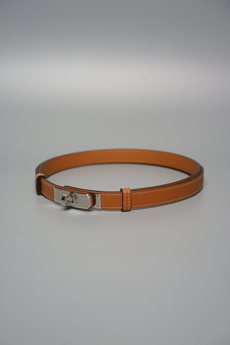 Hermes Kelly 18 Belt in Gold Phw (Brand New)