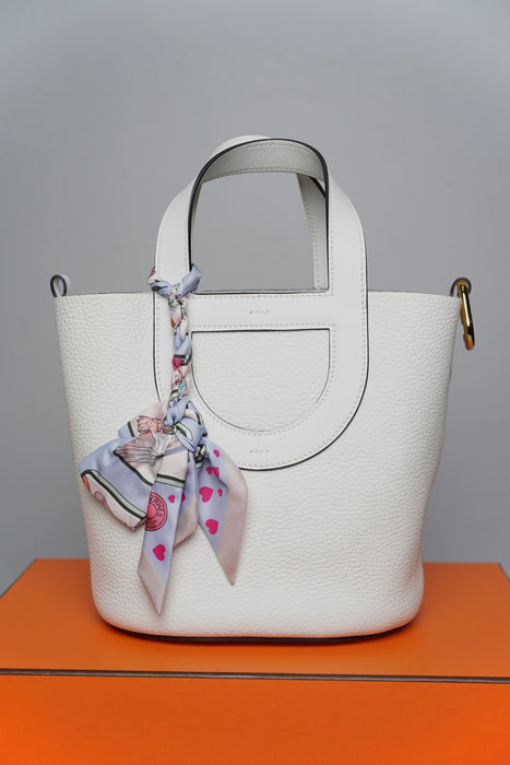 Hermes In The Loop 18 in New White Ghw