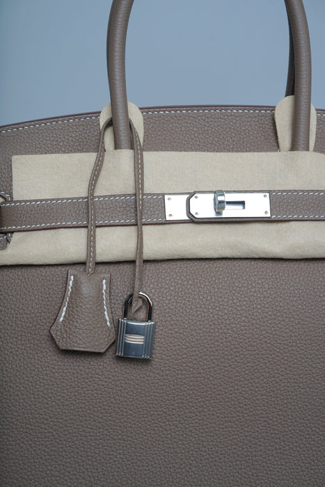 Hermes Birkin 30 in Etoupe Togo Phw (Brand New)