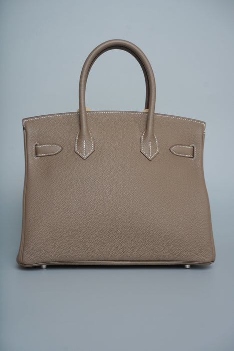 Hermes Birkin 30 in Etoupe Togo Phw (Brand New)
