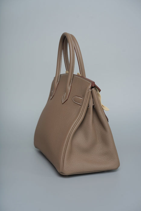Hermes Birkin 30 in Etoupe Togo Phw (Brand New)