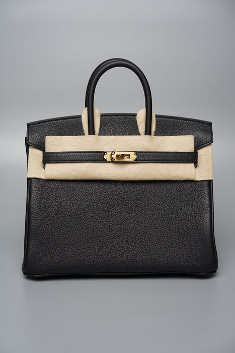 Hermes Birkin 25 in Noir Ghw (Brand New)