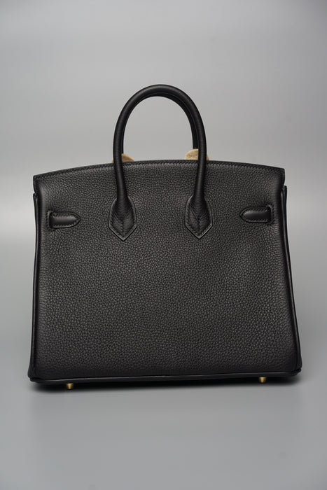 Hermes Birkin 25 in Noir Ghw (Brand New)