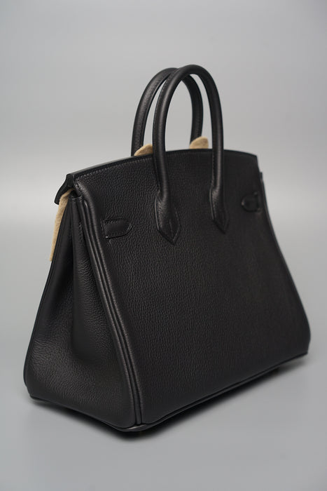 Hermes Birkin 25 in Noir Ghw (Brand New)