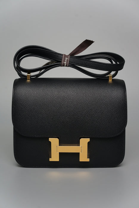 Hermes Constance 18 in Noir Ghw (Brand New)