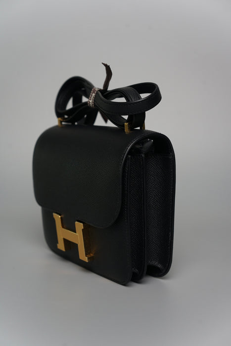Hermes Constance 18 in Noir Ghw (Brand New)