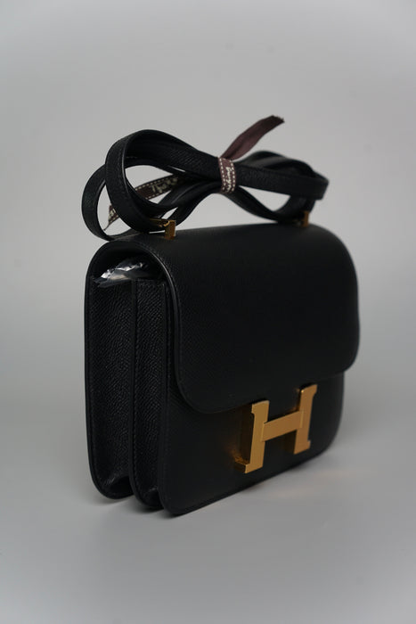Hermes Constance 18 in Noir Ghw (Brand New)
