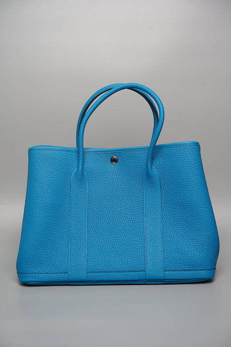 Hermes Garden Party 36 in Blue Zanzibar Phw