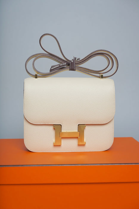 Hermes Constance 18 in Nata Epsom Ghw (Brand New)