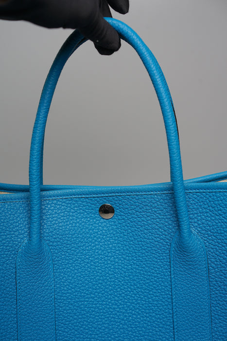 Hermes Garden Party 36 in Blue Zanzibar Phw