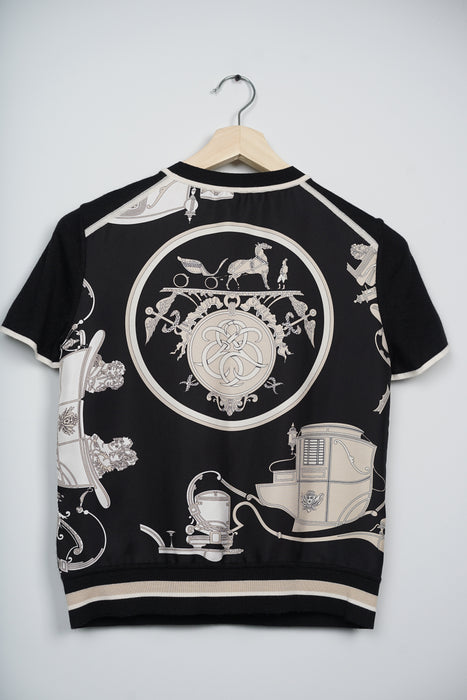 Hermes "Chaine d'Ancre" Tunic Top in Noir Size 38 (Brand New)