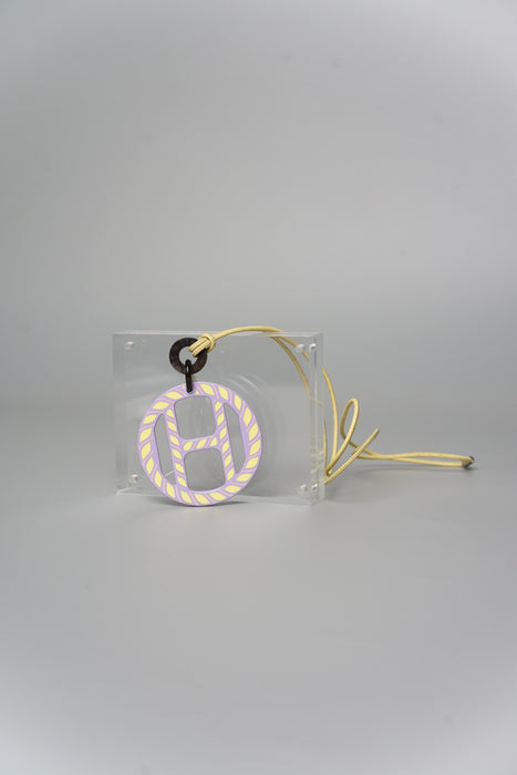 Hermes H Equipe Pendant in Purple (Brand New)