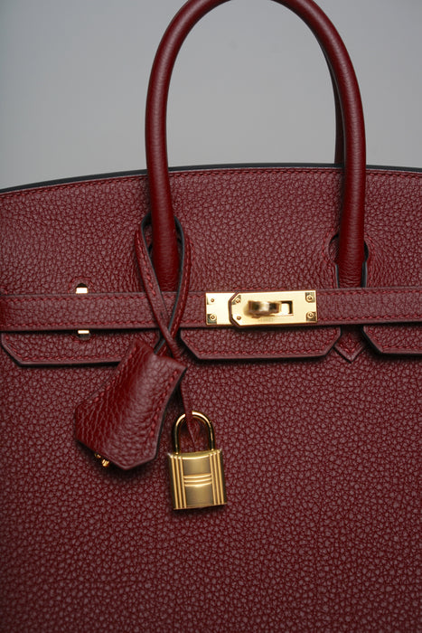 Hermes Birkin 25 in Rouge H Togo Ghw (Brand New)