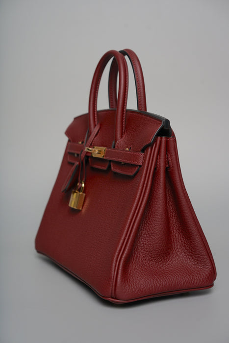 Hermes Birkin 25 in Rouge H Togo Ghw (Brand New)