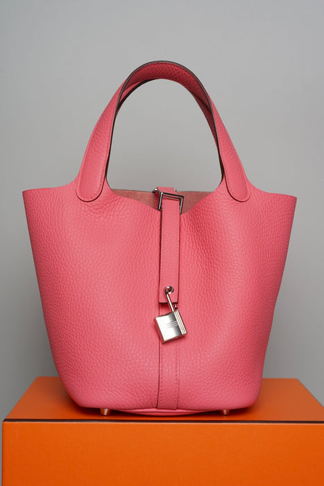 Hermes Picotin 18 in Azalea Clemence Phw