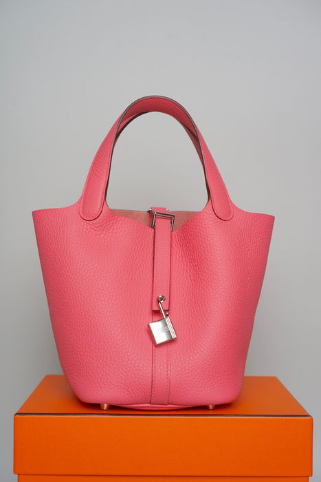 Hermes Picotin 18 in Azalea Clemence Phw