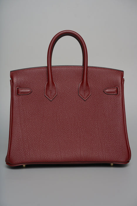 Hermes Birkin 25 in Rouge H Togo Ghw (Brand New)