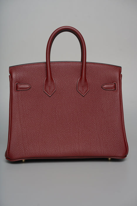 Hermes Birkin 25 in Rouge H Togo Ghw (Brand New)