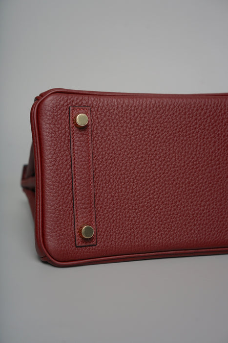 Hermes Birkin 25 in Rouge H Togo Ghw (Brand New)