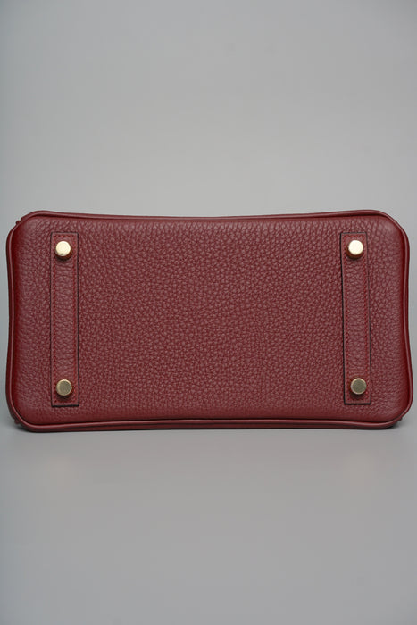 Hermes Birkin 25 in Rouge H Togo Ghw (Brand New)
