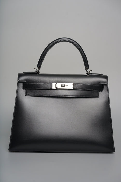 Hermes Kelly 28 in Black Phw (Brand New)