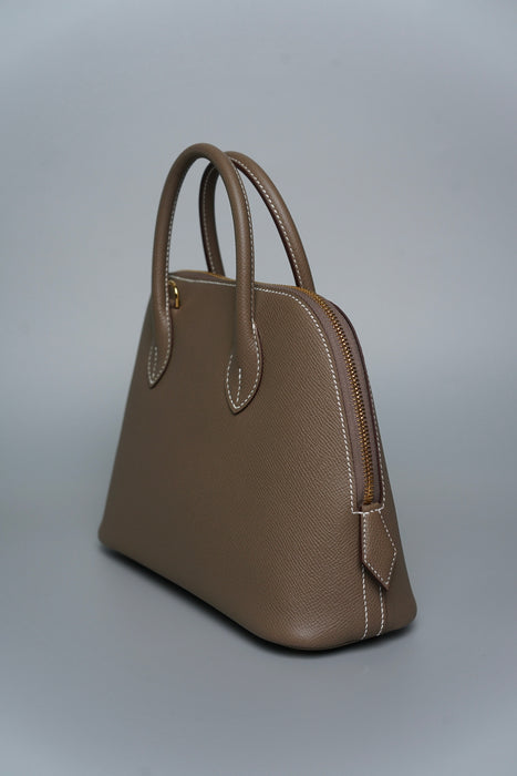Hermes Bolide 25 in Etoupe Epsom Ghw (Brand New)