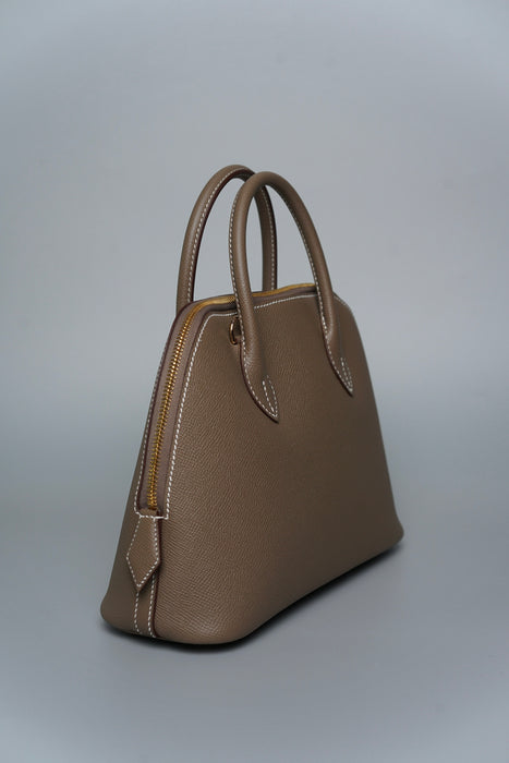 Hermes Bolide 25 in Etoupe Epsom Ghw (Brand New)