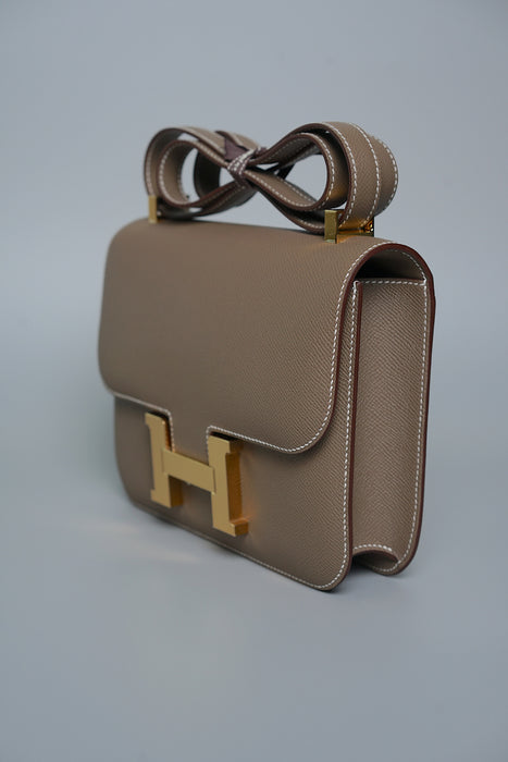 Hermes Constance 1-24 in Etoupe Ghw (Brand New)
