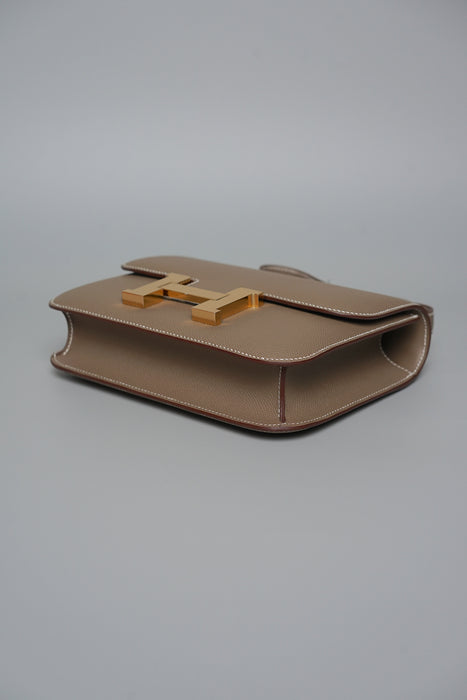 Hermes Constance 1-24 in Etoupe Ghw (Brand New)