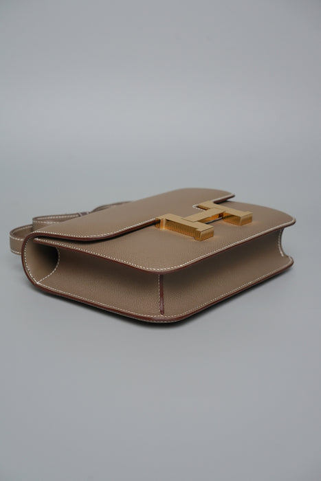 Hermes Constance 1-24 in Etoupe Ghw (Brand New)