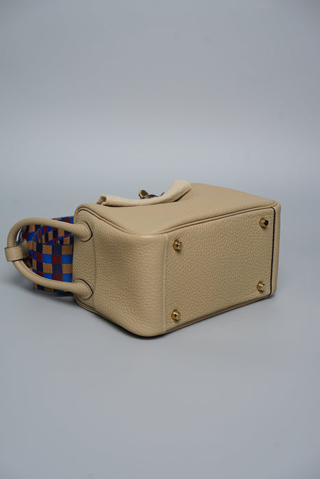 Hermes Mini Lindy in Trench Ghw (Brand New)
