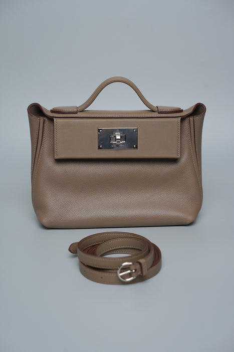 Hermes 2424-21 in Etoupe Phw (Brand New)